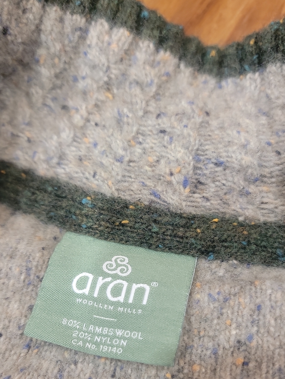 Men's Raheen Tweed Lambswool Sweater